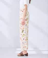 K2LHD43059 a.v.v(アー・ヴェ・ヴェ) プリントワイドイージーパンツ アイボリー