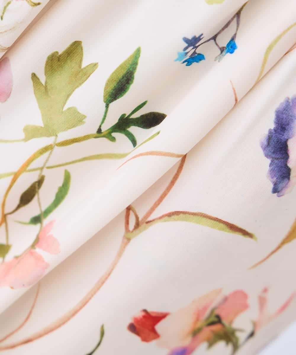 K2LHD43059 a.v.v(アー・ヴェ・ヴェ) プリントワイドイージーパンツ アイボリー