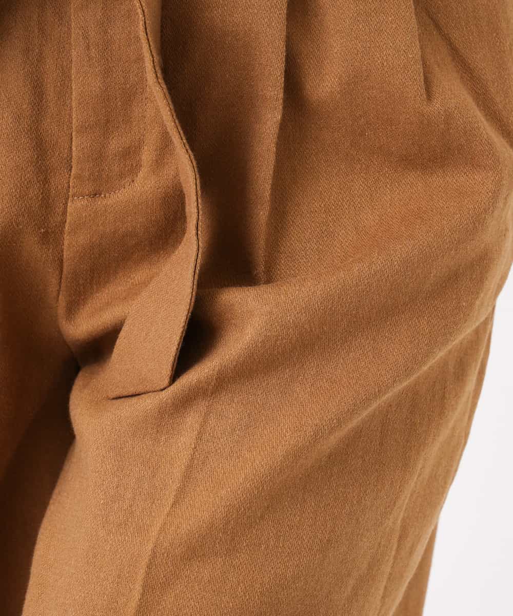 K2LHJ41059 a.v.v(アー・ヴェ・ヴェ) 【洗える】キュロットパンツ ベージュ