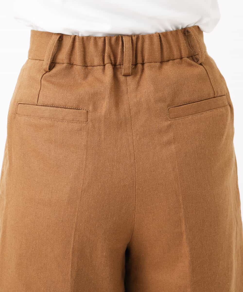 K2LHJ41059 a.v.v(アー・ヴェ・ヴェ) 【洗える】キュロットパンツ ベージュ