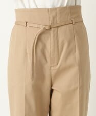 K2LHP35059 a.v.v(アー・ヴェ・ヴェ) ハイウエストワイドストレートパンツ ベージュ