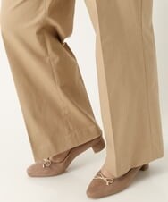 K2LHP35059 a.v.v(アー・ヴェ・ヴェ) ハイウエストワイドストレートパンツ ベージュ