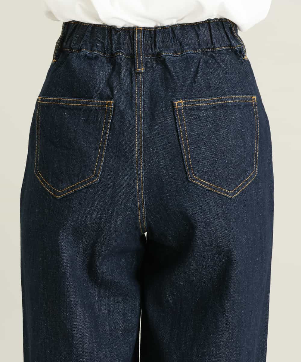 K2LJP10049 a.v.v(アー・ヴェ・ヴェ) 【XS～XL】ワイドデニムパンツ ベージュ