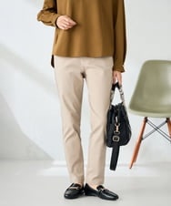 K2LTA01049 a.v.v(アー・ヴェ・ヴェ) ハイパーストレッチスリムパンツ グレージュ