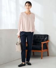 K2LTA01049 a.v.v(アー・ヴェ・ヴェ) ハイパーストレッチスリムパンツ グレージュ