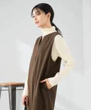 K2PBD02069 a.v.v(アー・ヴェ・ヴェ) 千鳥ジャガードジャンスカ ブラウン