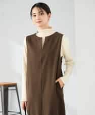 K2PBD02069 a.v.v(アー・ヴェ・ヴェ) 千鳥ジャガードジャンスカ ブラウン