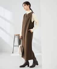 K2PBD02069 a.v.v(アー・ヴェ・ヴェ) 千鳥ジャガードジャンスカ ブラウン