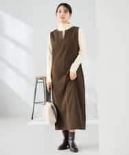 K2PBD02069 a.v.v(アー・ヴェ・ヴェ) 千鳥ジャガードジャンスカ ブラウン