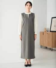 K2PBD02069 a.v.v(アー・ヴェ・ヴェ) 千鳥ジャガードジャンスカ ブラウン