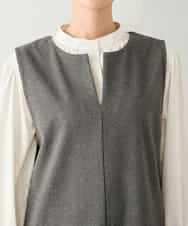 K2PBD02069 a.v.v(アー・ヴェ・ヴェ) 千鳥ジャガードジャンスカ ブラウン