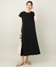 K2PGV03059 a.v.v(アー・ヴェ・ヴェ) バックティアードワンピース【WEB限定】 ブラック