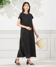K2PHA03059 a.v.v(アー・ヴェ・ヴェ) バックティアードワンピース【WEB限定】 ブラック