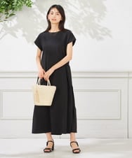 K2PHA03059 a.v.v(アー・ヴェ・ヴェ) バックティアードワンピース【WEB限定】 ブラック