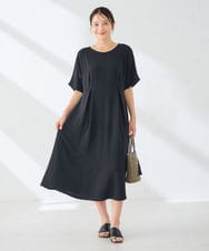 K2PHD02059 a.v.v(アー・ヴェ・ヴェ) ウエストタックワンピース レッド
