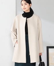 K2UAD02179 a.v.v(アー・ヴェ・ヴェ) 【２WAY】Aラインフーデッドミドルコート ベージュ