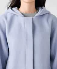 K2UAD02179 a.v.v(アー・ヴェ・ヴェ) 【２WAY】Aラインフーデッドミドルコート ライトブルー