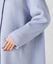 K2UAD02179 a.v.v(アー・ヴェ・ヴェ) 【２WAY】Aラインフーデッドミドルコート ライトブルー