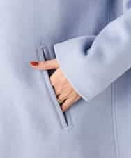 K2UAD02179 a.v.v(アー・ヴェ・ヴェ) 【２WAY】Aラインフーデッドミドルコート ライトブルー