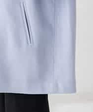 K2UAD02179 a.v.v(アー・ヴェ・ヴェ) 【２WAY】Aラインフーデッドミドルコート ライトブルー