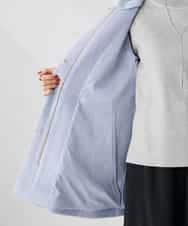 K2UAD02179 a.v.v(アー・ヴェ・ヴェ) 【２WAY】Aラインフーデッドミドルコート ライトブルー