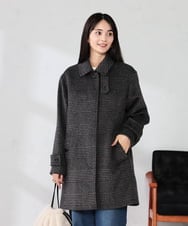 K2UAD04179 a.v.v(アー・ヴェ・ヴェ) ステンカラーミディコート ブラウン