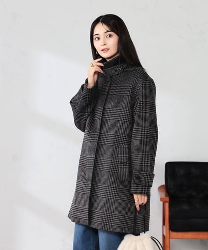 K2UAD04179 a.v.v ステンカラーミディコート