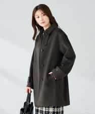 K2UAD04179 a.v.v(アー・ヴェ・ヴェ) ステンカラーミディコート ブラウン