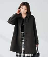 K2UAD04179 a.v.v(アー・ヴェ・ヴェ) ステンカラーミディコート ブラウン