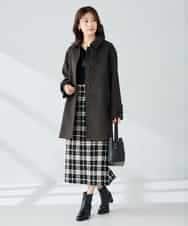 K2UAD04179 a.v.v(アー・ヴェ・ヴェ) ステンカラーミディコート ブラウン