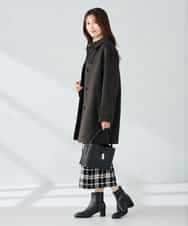 K2UAD04179 a.v.v(アー・ヴェ・ヴェ) ステンカラーミディコート ブラウン