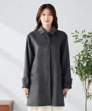 K2UAD04179 a.v.v(アー・ヴェ・ヴェ) ステンカラーミディコート ブラウン