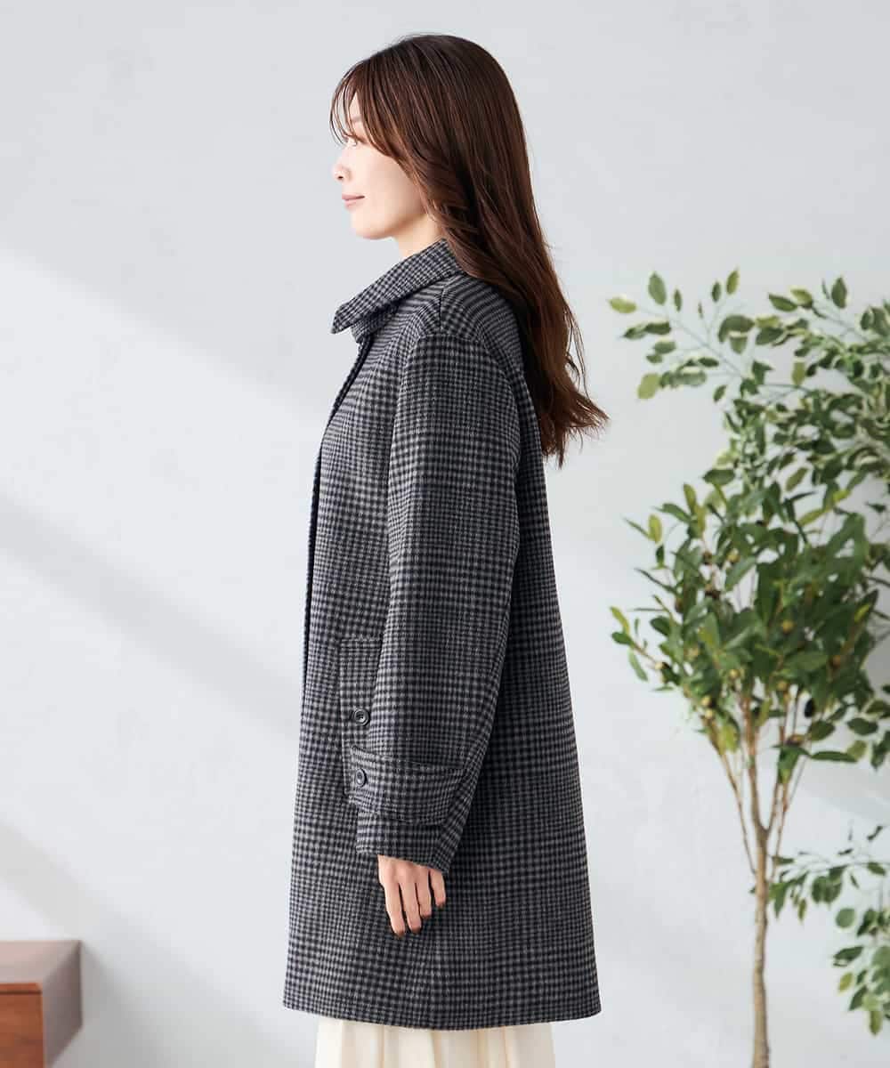 K2UAD04179 a.v.v(アー・ヴェ・ヴェ) ステンカラーミディコート ブラウン