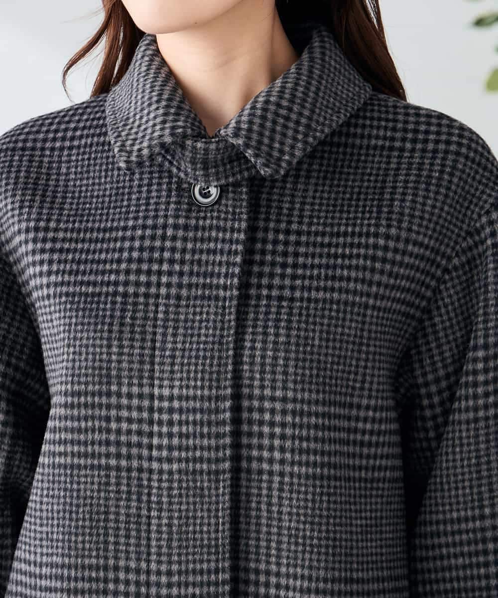 K2UAD04179 a.v.v(アー・ヴェ・ヴェ) ステンカラーミディコート ブラウン