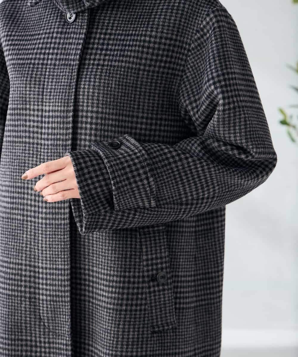 K2UAD04179 a.v.v(アー・ヴェ・ヴェ) ステンカラーミディコート ブラウン