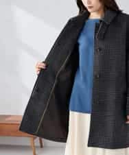 K2UAD04179 a.v.v(アー・ヴェ・ヴェ) ステンカラーミディコート ブラウン