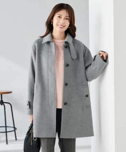 K2UAD04179 a.v.v ステンカラーミディコート