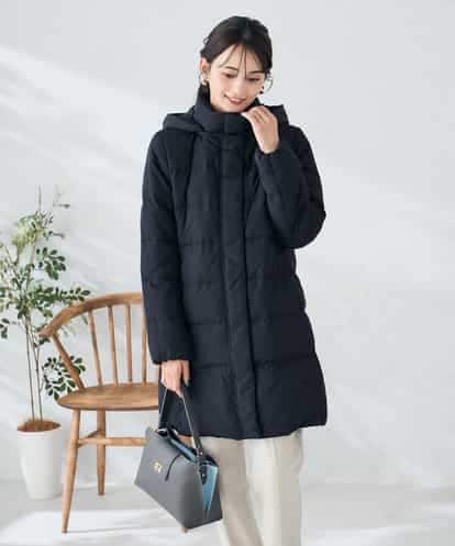 K2UAD10199 a.v.v フーデッドロングダウンコート