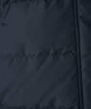 K2UAD10199 a.v.v(アー・ヴェ・ヴェ) フーデッドロングダウンコート ネイビー