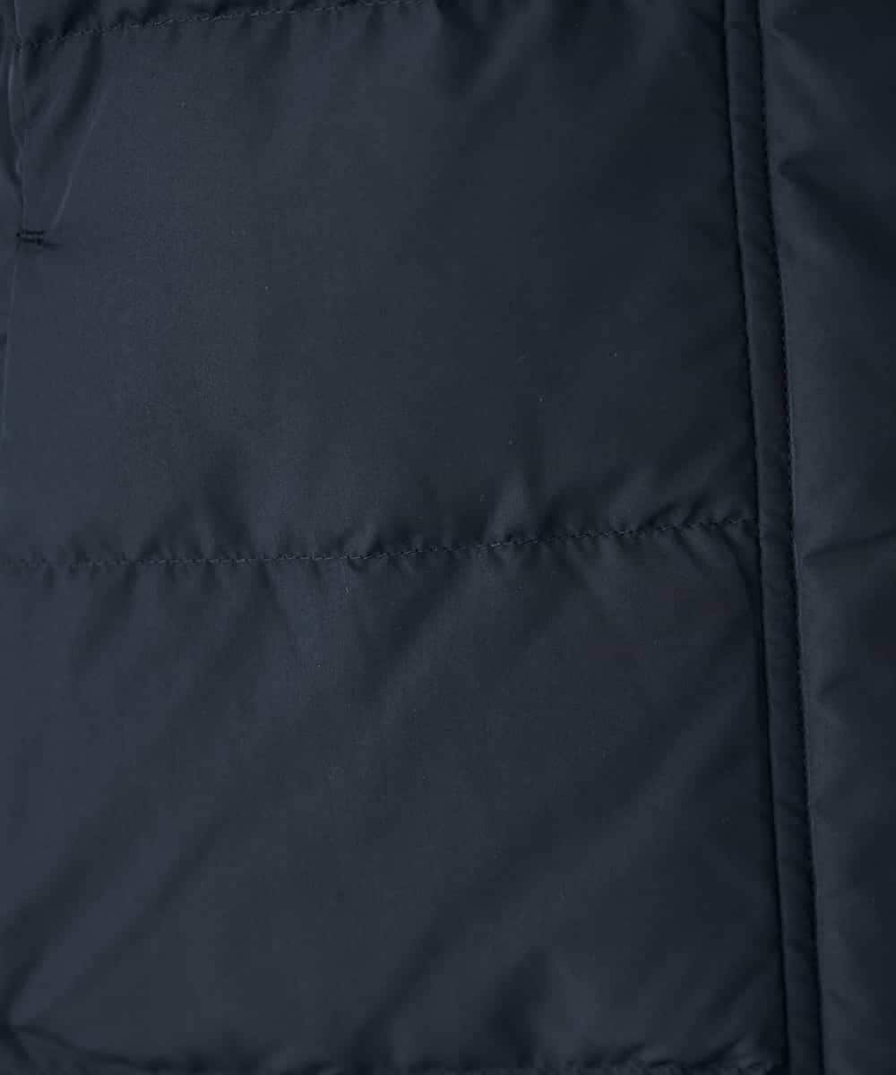 K2UAD10199 a.v.v(アー・ヴェ・ヴェ) フーデッドロングダウンコート ネイビー