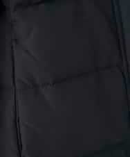 K2UAD10199 a.v.v(アー・ヴェ・ヴェ) フーデッドロングダウンコート ネイビー