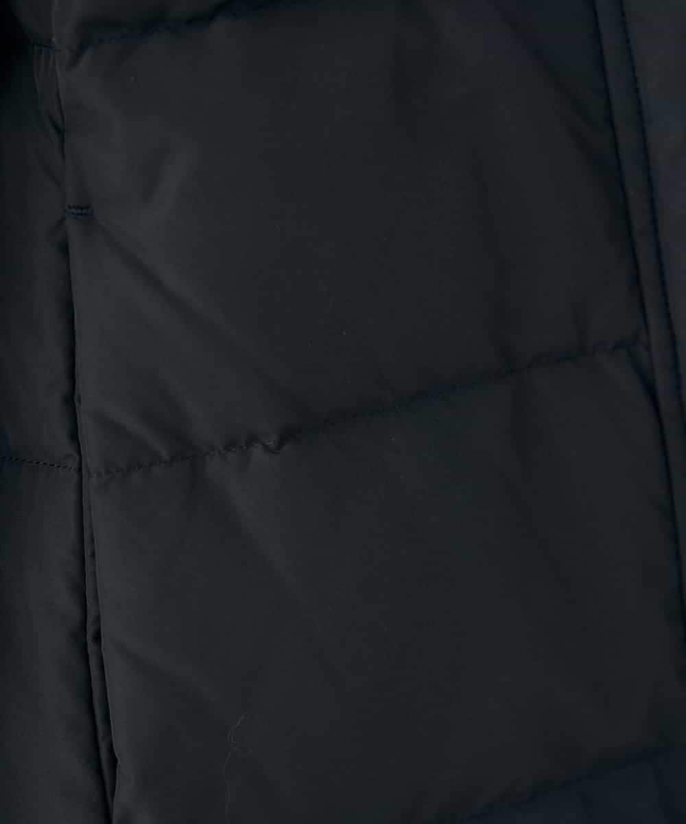 K2UAD10199 a.v.v(アー・ヴェ・ヴェ) フーデッドロングダウンコート ネイビー