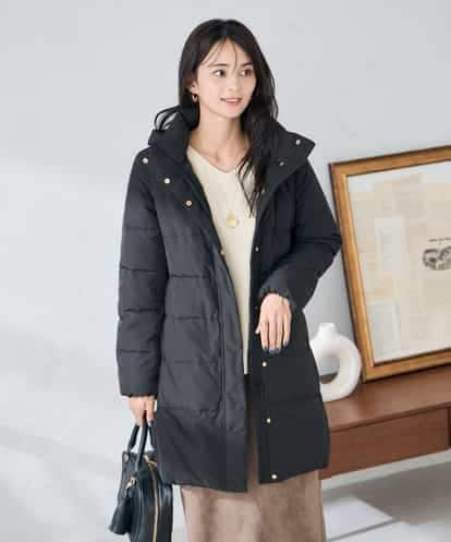 K2UAD10199 a.v.v フーデッドロングダウンコート