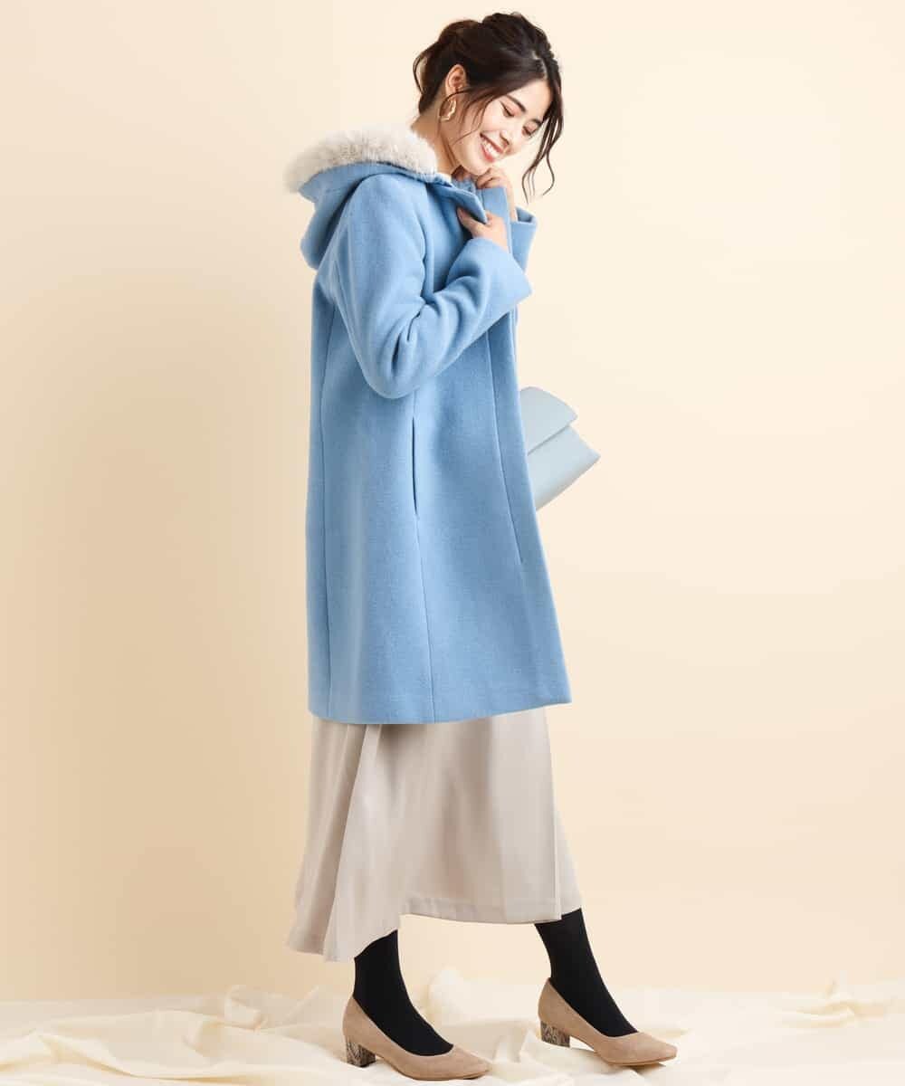 K2UAJ01139 a.v.v(アー・ヴェ・ヴェ) 2WAYフーテッドコート ブルー