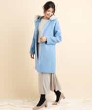 K2UAJ01139 a.v.v(アー・ヴェ・ヴェ) 2WAYフーテッドコート ブルー