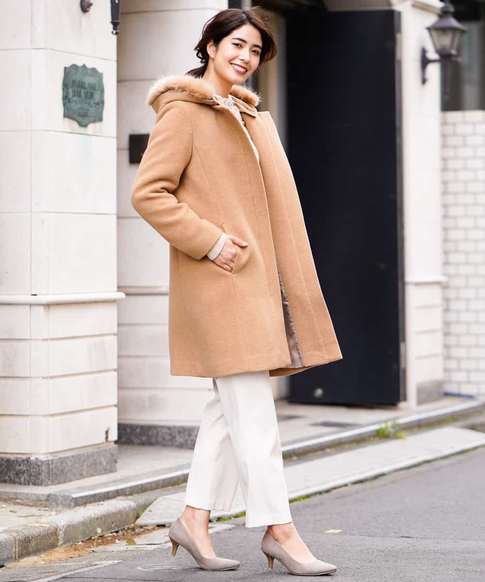 K2UAJ01139 a.v.v(アー・ヴェ・ヴェ) 2WAYフーテッドコート ブルー