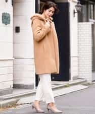 K2UAJ01139 a.v.v(アー・ヴェ・ヴェ) 2WAYフーテッドコート ブルー