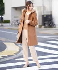 K2UAJ01139 a.v.v(アー・ヴェ・ヴェ) 2WAYフーテッドコート ブルー