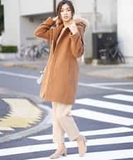 K2UAJ01139 a.v.v(アー・ヴェ・ヴェ) 2WAYフーテッドコート ブルー