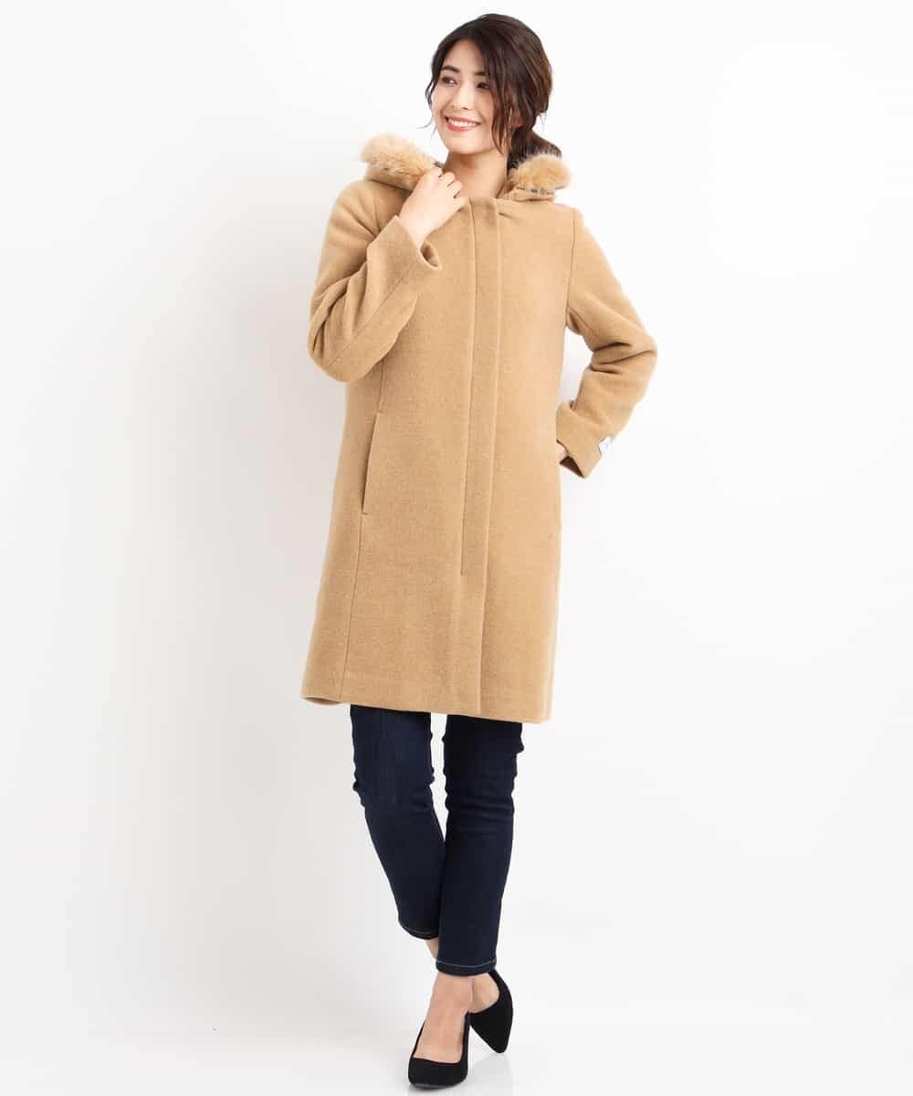 K2UAJ01139 a.v.v(アー・ヴェ・ヴェ) 2WAYフーテッドコート ブルー
